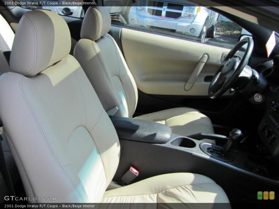 Black/Beige Interior Photo for the 2001 Dodge Stratus R/T Coupe #46912298