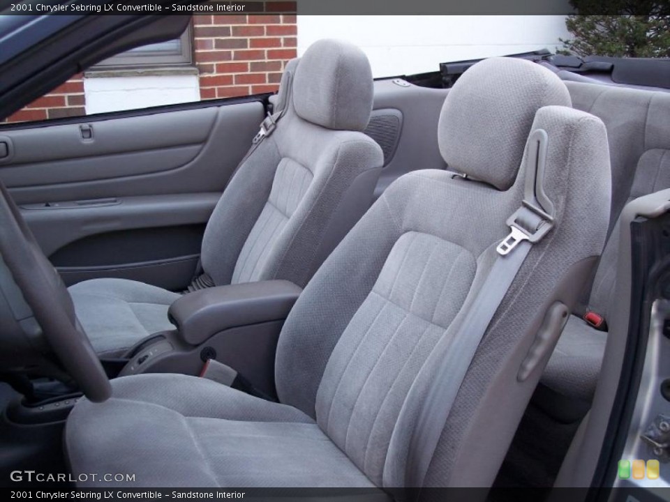 Sandstone Interior Photo for the 2001 Chrysler Sebring LX Convertible #46914371