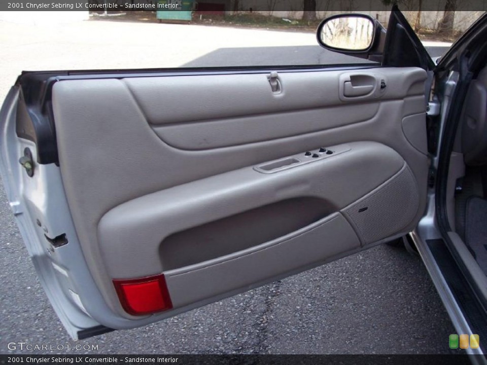 Sandstone Interior Door Panel for the 2001 Chrysler Sebring LX Convertible #46914383
