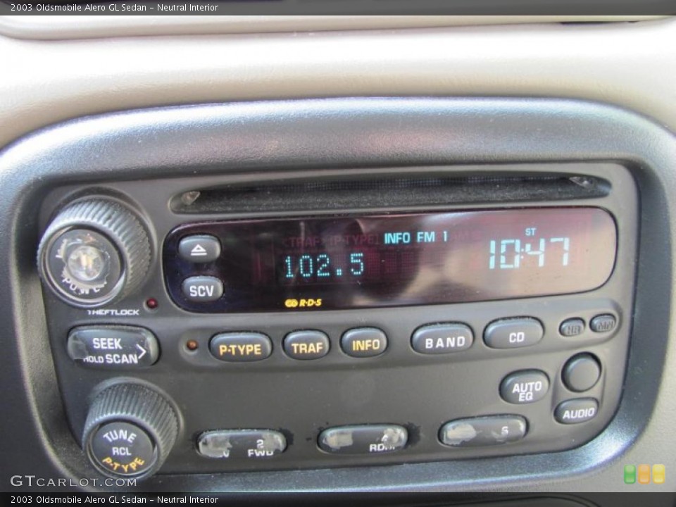 Neutral Interior Controls for the 2003 Oldsmobile Alero GL Sedan #46914392