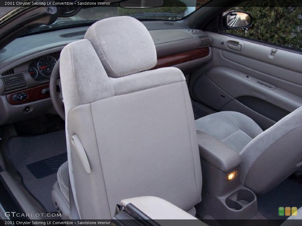 Sandstone Interior Photo for the 2001 Chrysler Sebring LX Convertible #46914443