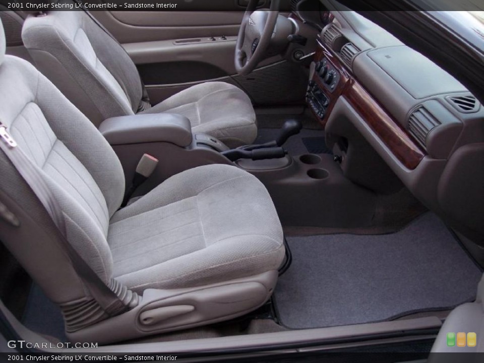 Sandstone Interior Photo for the 2001 Chrysler Sebring LX Convertible #46914473