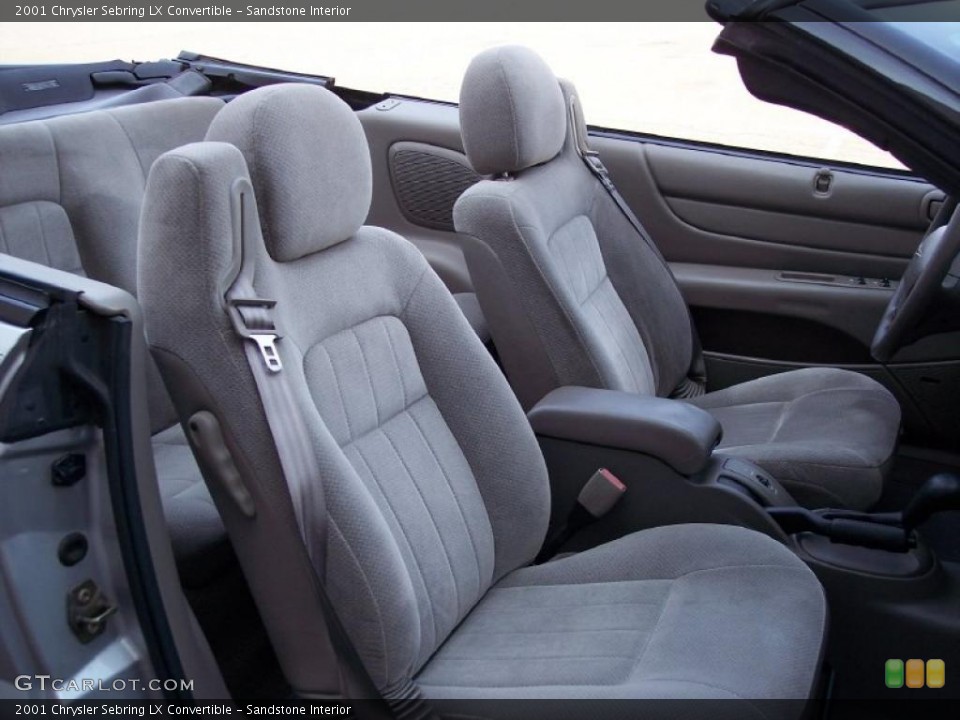 Sandstone Interior Photo for the 2001 Chrysler Sebring LX Convertible #46914491