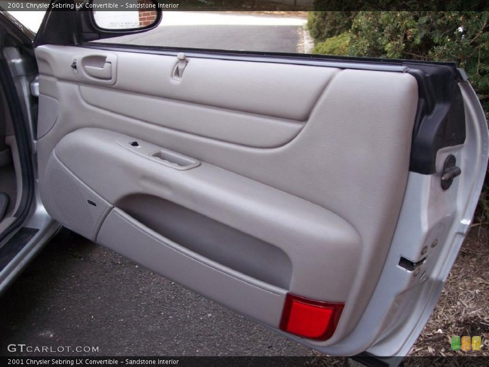 Sandstone Interior Door Panel for the 2001 Chrysler Sebring LX Convertible #46914497