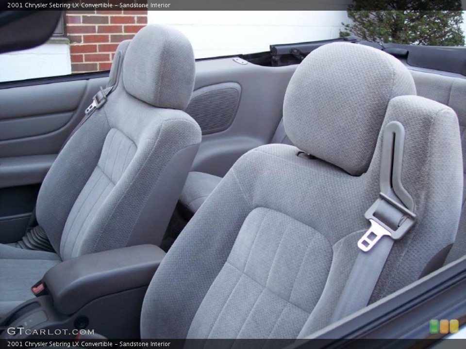Sandstone Interior Photo for the 2001 Chrysler Sebring LX Convertible #46914563