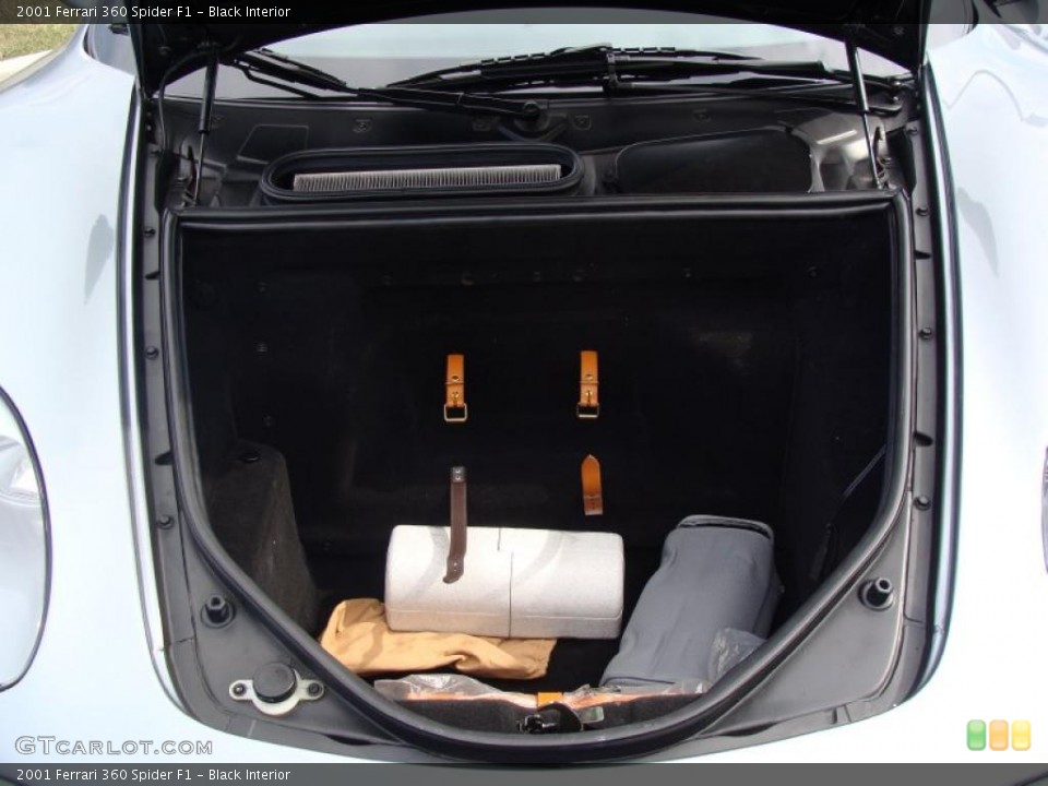 Black Interior Trunk for the 2001 Ferrari 360 Spider F1 #46914680
