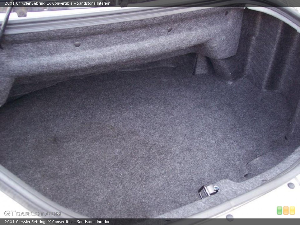 Sandstone Interior Trunk for the 2001 Chrysler Sebring LX Convertible #46914686