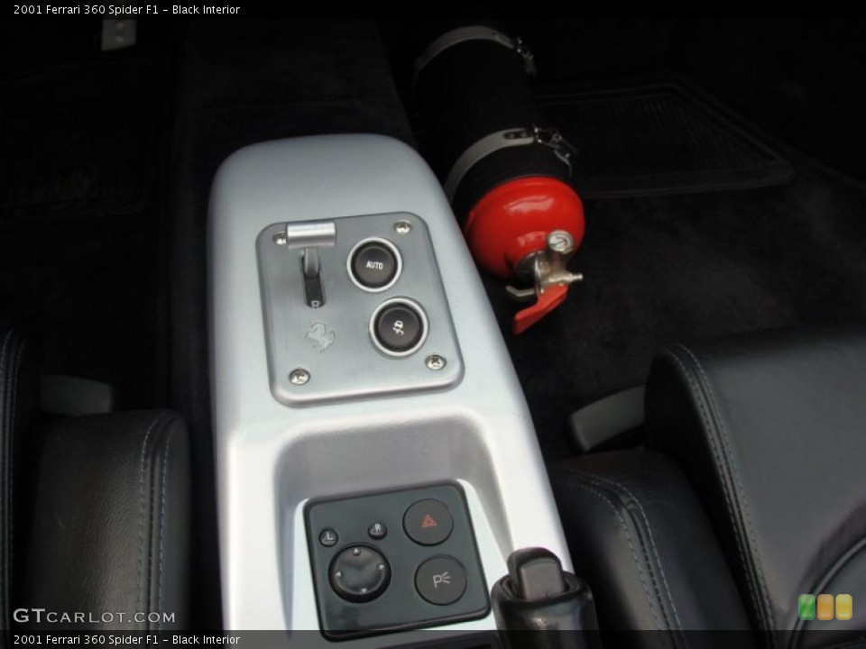 Black Interior Transmission for the 2001 Ferrari 360 Spider F1 #46914722