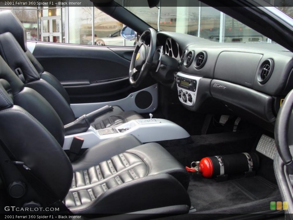 Black Interior Photo for the 2001 Ferrari 360 Spider F1 #46914767