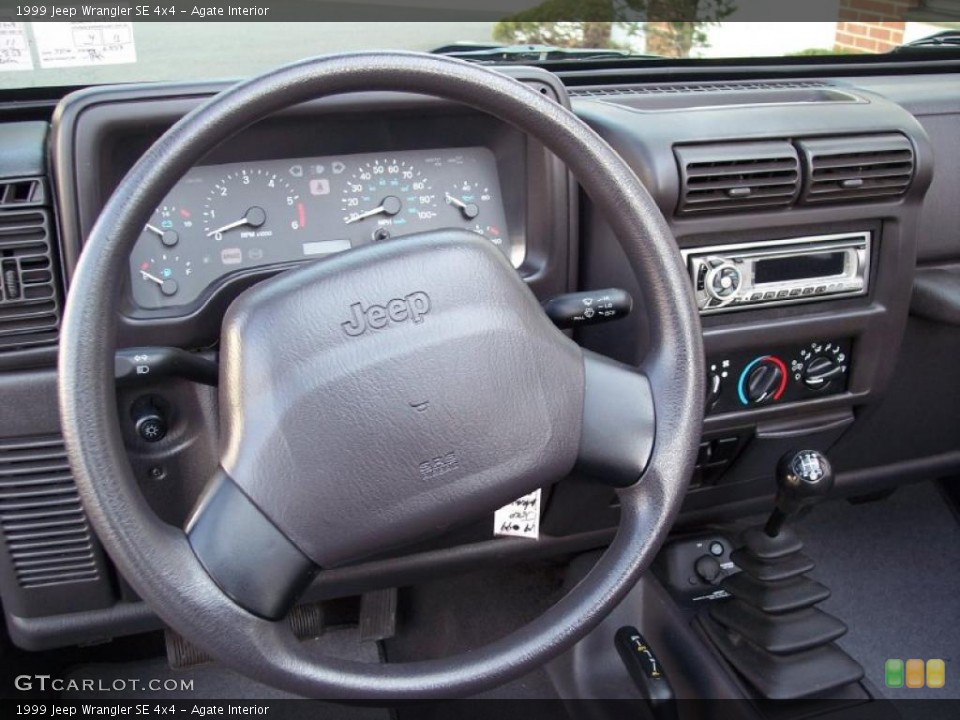 Agate Interior Steering Wheel for the 1999 Jeep Wrangler SE 4x4 #46916252