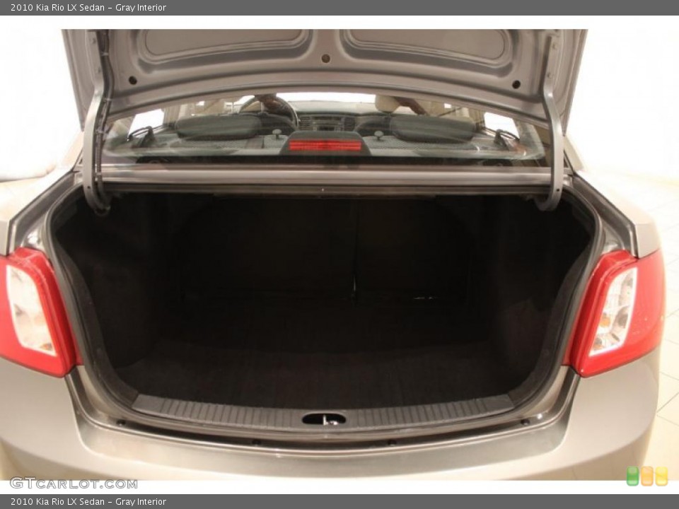 Gray Interior Trunk for the 2010 Kia Rio LX Sedan #46916666