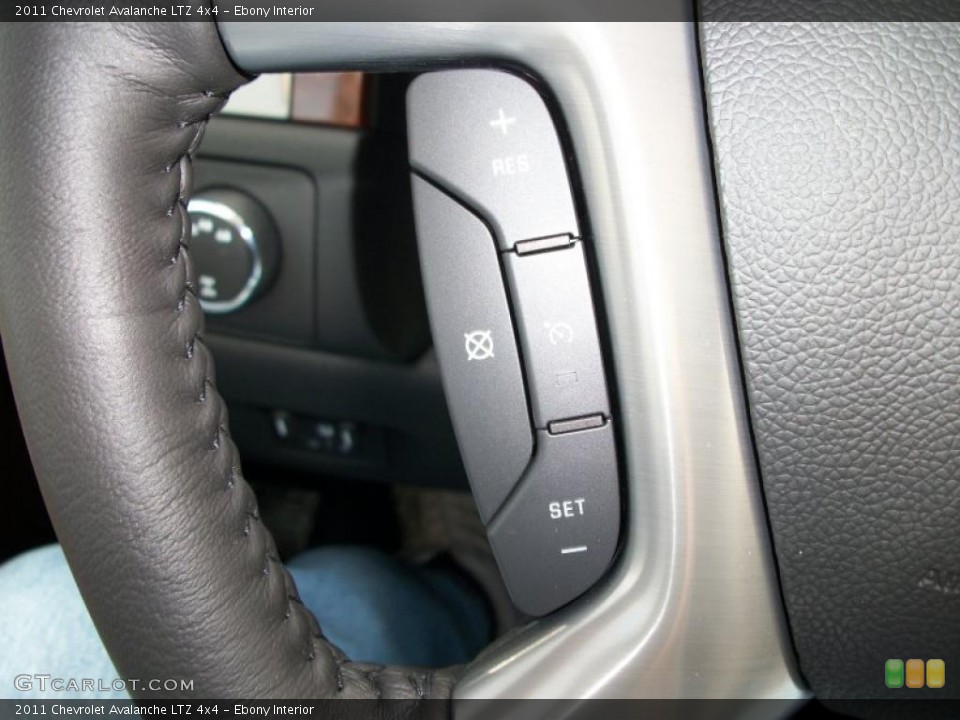 Ebony Interior Controls for the 2011 Chevrolet Avalanche LTZ 4x4 #46917176