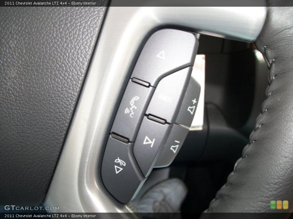 Ebony Interior Controls for the 2011 Chevrolet Avalanche LTZ 4x4 #46917185
