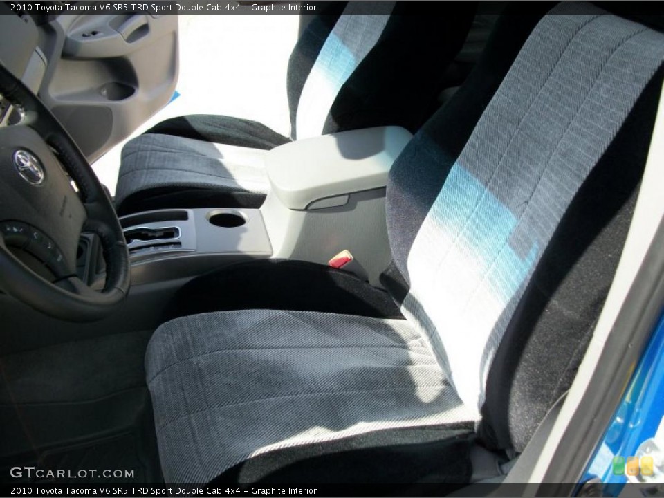 Graphite Interior Photo for the 2010 Toyota Tacoma V6 SR5 TRD Sport Double Cab 4x4 #46917464