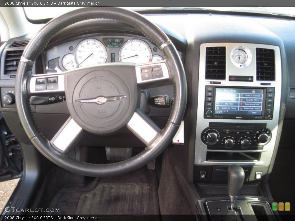Dark Slate Gray Interior Dashboard for the 2008 Chrysler 300 C SRT8 #46918598