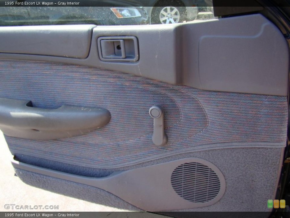 Gray Interior Door Panel for the 1995 Ford Escort LX Wagon #46918862