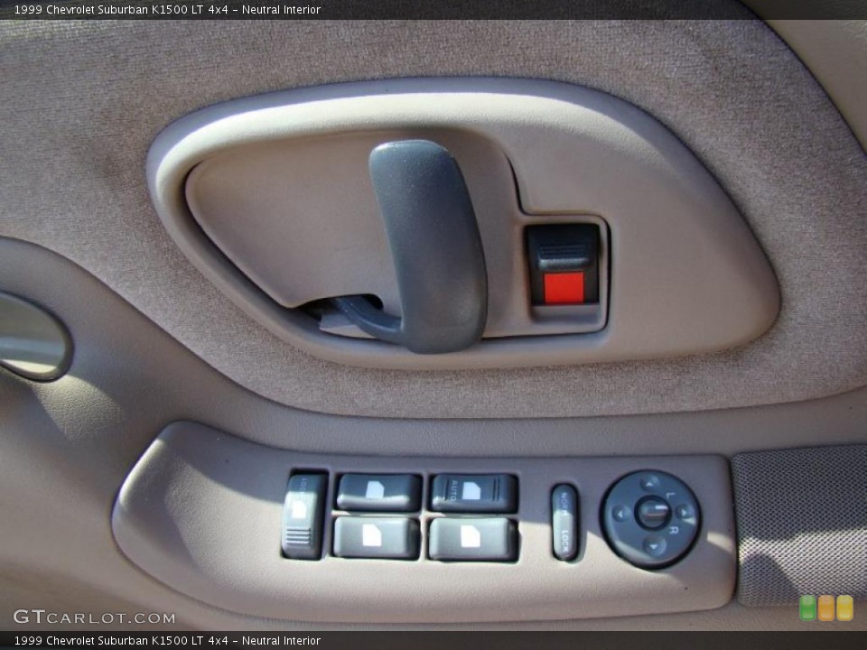 Neutral Interior Controls for the 1999 Chevrolet Suburban K1500 LT 4x4 #46920929