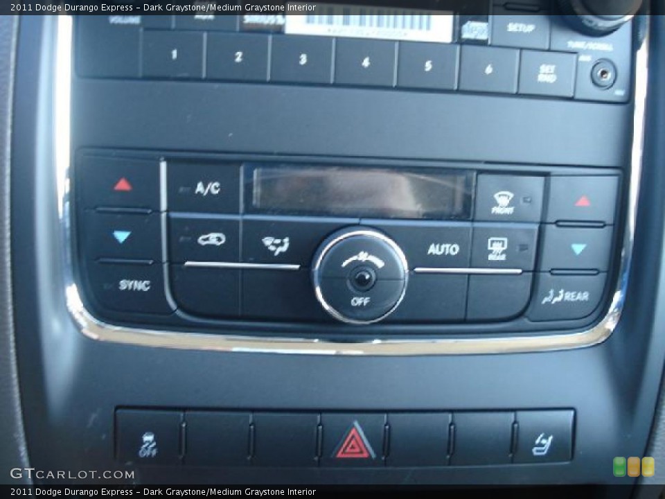 Dark Graystone/Medium Graystone Interior Controls for the 2011 Dodge Durango Express #46920962