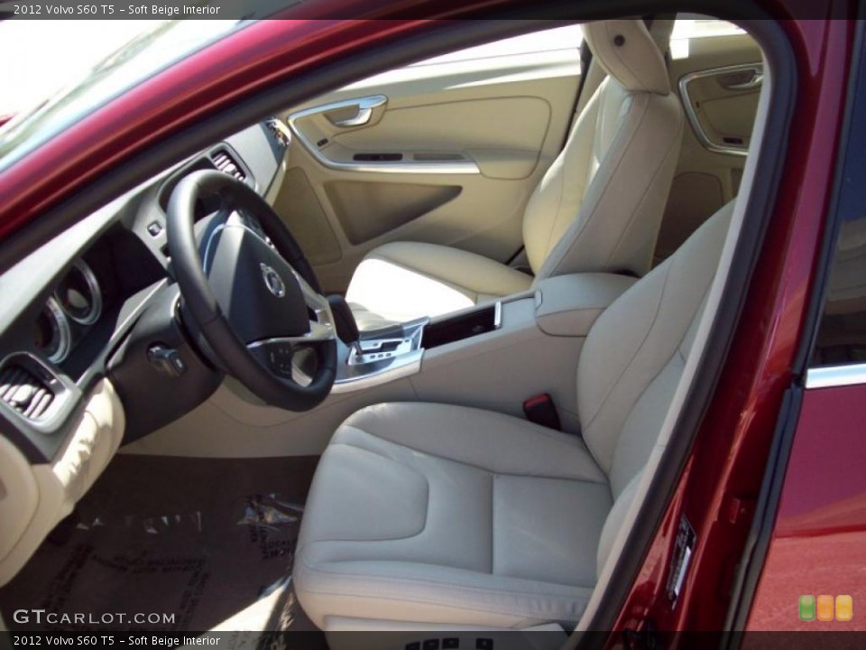 Soft Beige Interior Photo for the 2012 Volvo S60 T5 #46923566