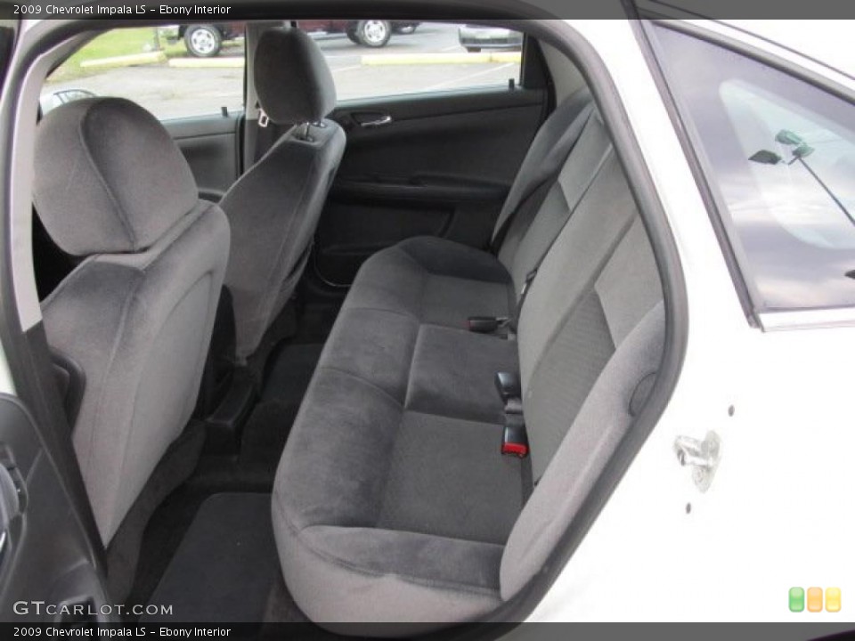 Ebony Interior Photo for the 2009 Chevrolet Impala LS #46925642