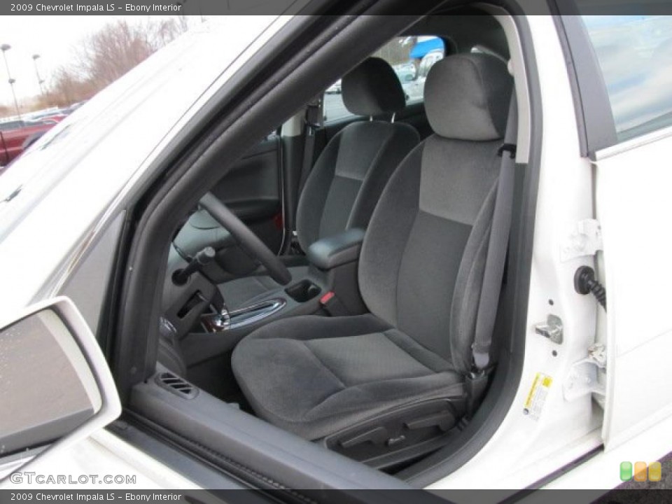 Ebony Interior Photo for the 2009 Chevrolet Impala LS #46925651