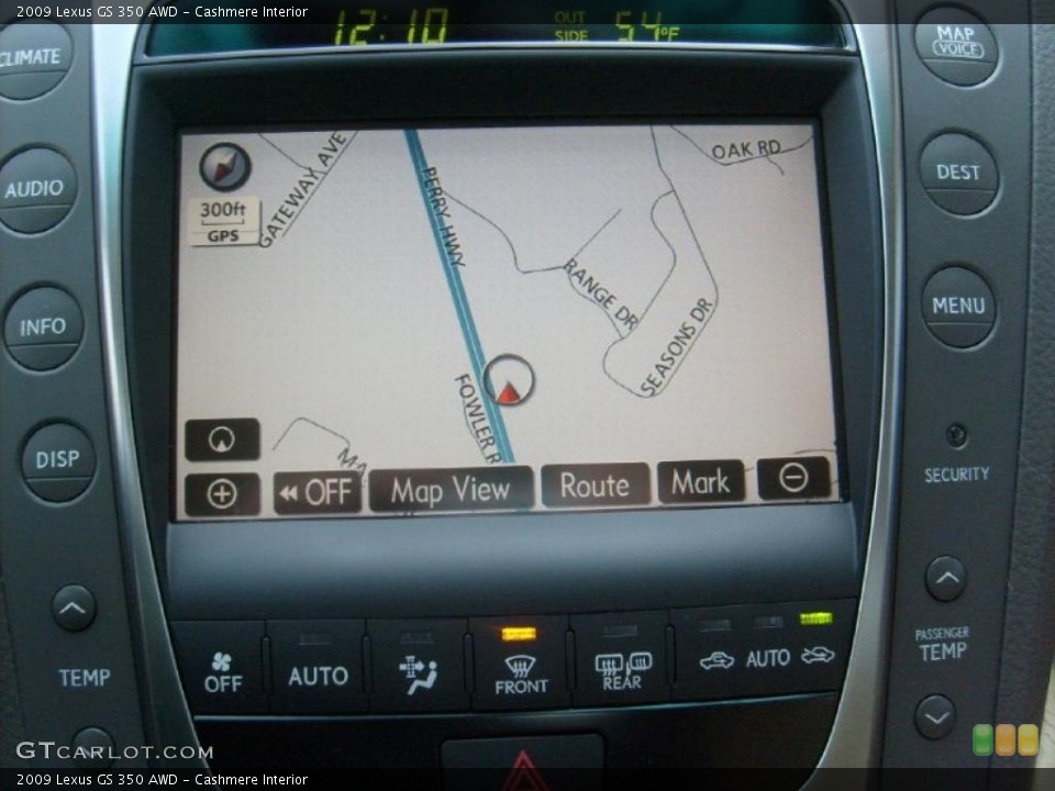Cashmere Interior Navigation for the 2009 Lexus GS 350 AWD #46926392