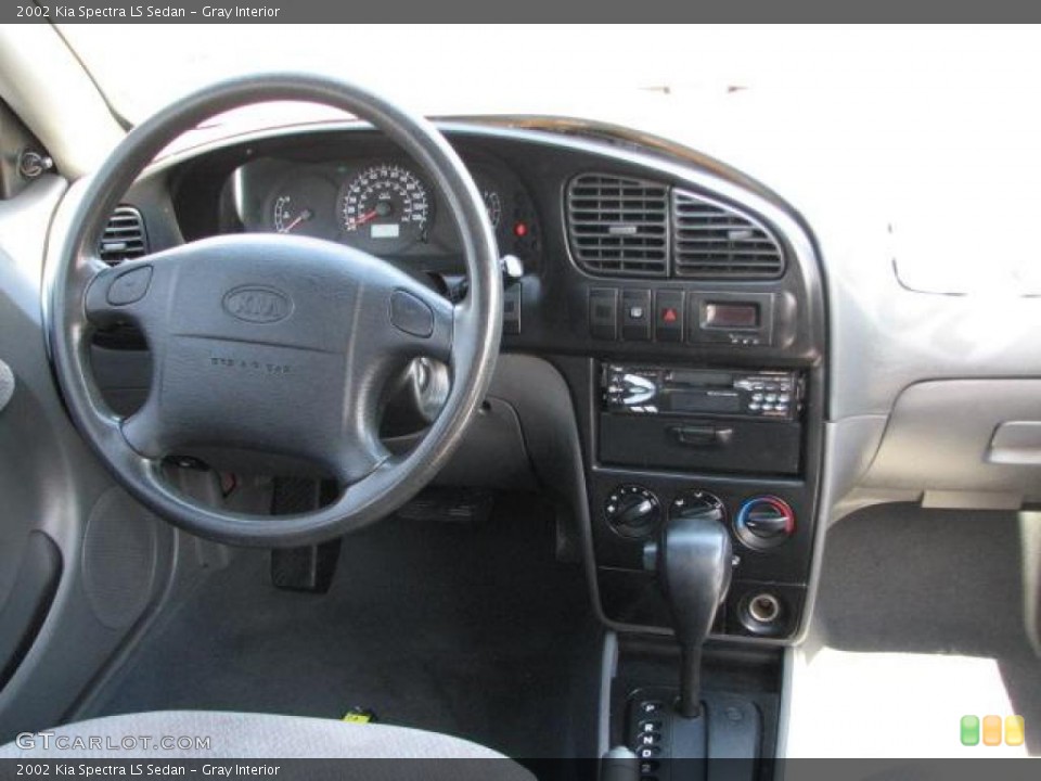 Gray Interior Dashboard for the 2002 Kia Spectra LS Sedan #46926896