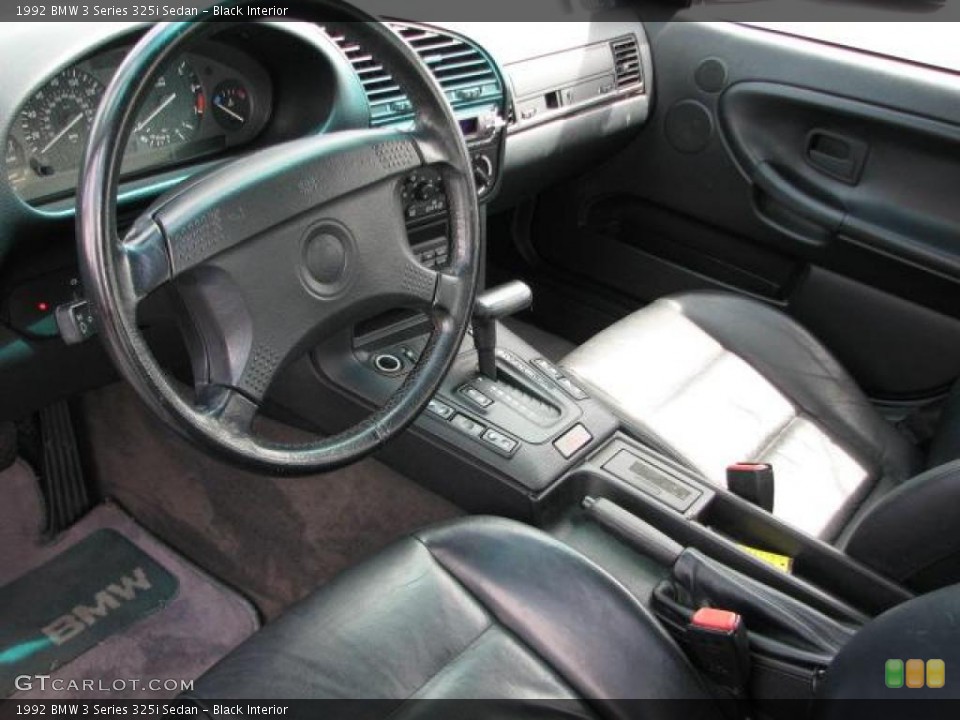 Black 1992 BMW 3 Series Interiors