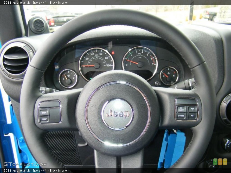Black Interior Gauges for the 2011 Jeep Wrangler Sport 4x4 #46927670