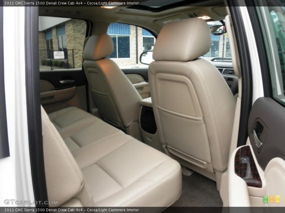 Cocoa/Light Cashmere Interior Photo for the 2011 GMC Sierra 1500 Denali Crew Cab 4x4 #46931195