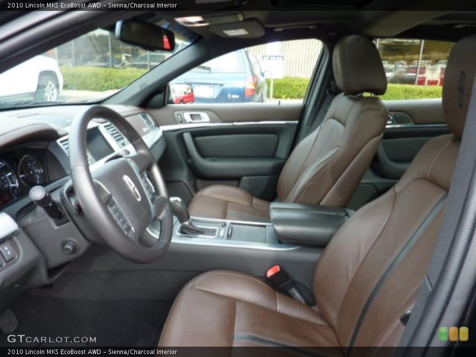 Sienna/Charcoal Interior Photo for the 2010 Lincoln MKS EcoBoost AWD #46932092