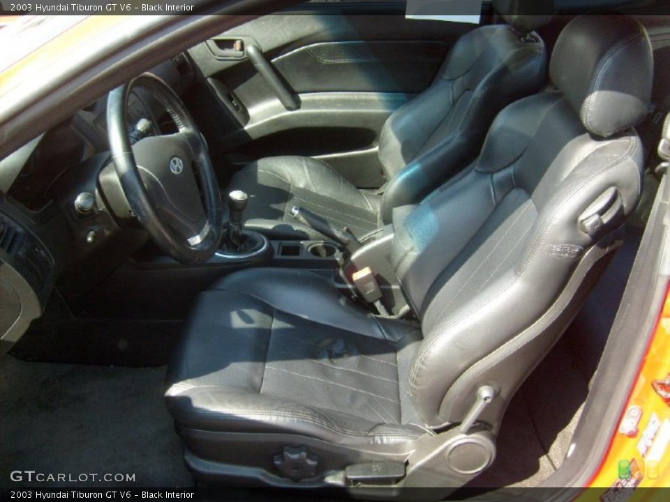 Black Interior Photo for the 2003 Hyundai Tiburon GT V6 #46934609