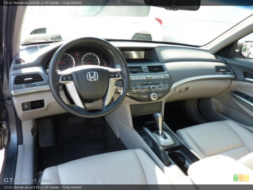 Gray Interior Prime Interior for the 2010 Honda Accord EX-L V6 Sedan #46934672