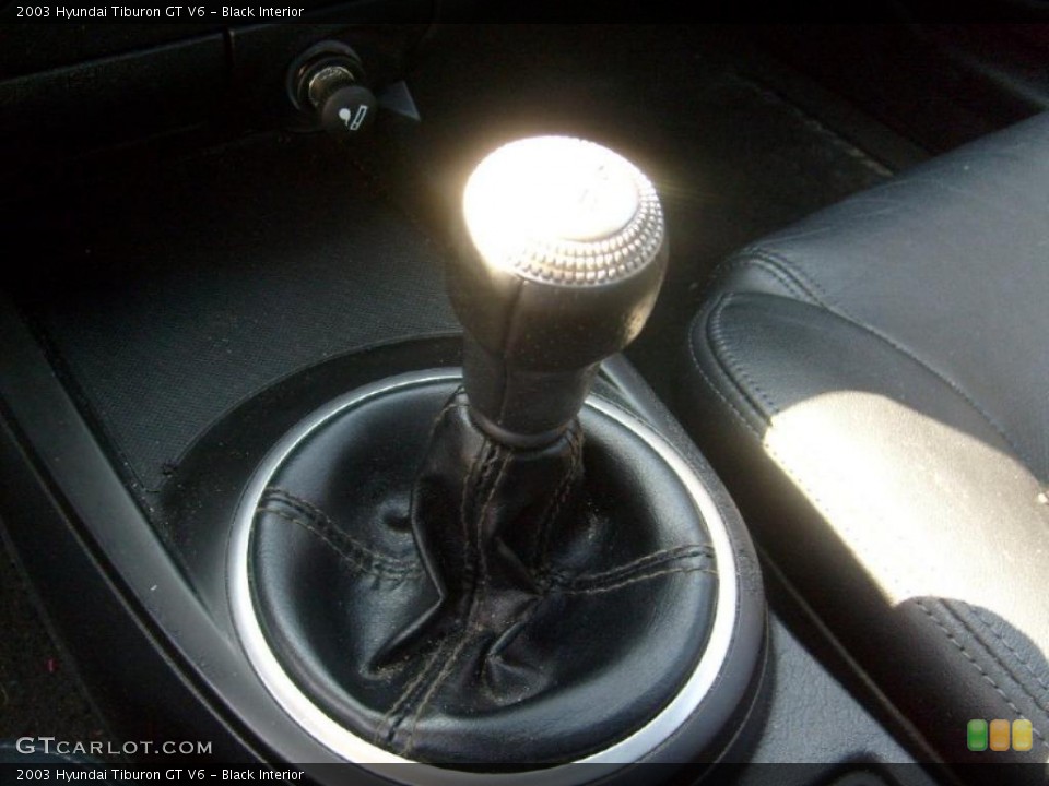 Black Interior Transmission for the 2003 Hyundai Tiburon GT V6 #46934681