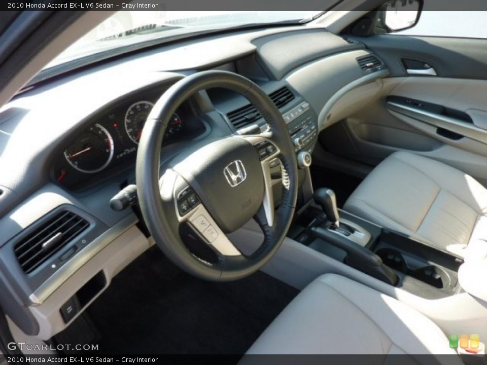 Gray Interior Steering Wheel for the 2010 Honda Accord EX-L V6 Sedan #46934690