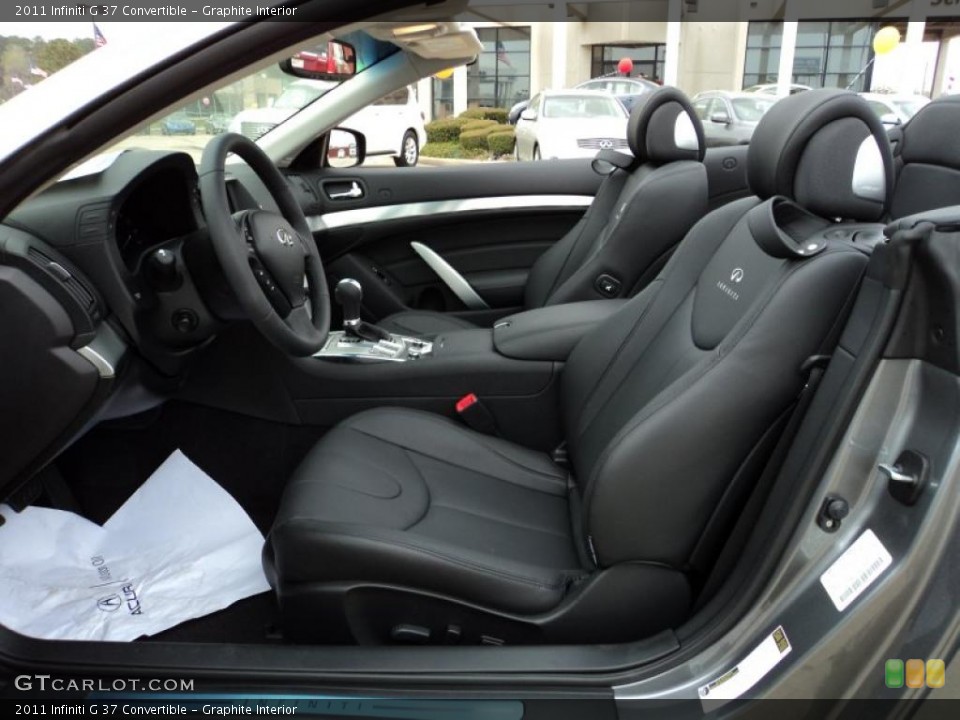 Graphite Interior Photo for the 2011 Infiniti G 37 Convertible #46935690