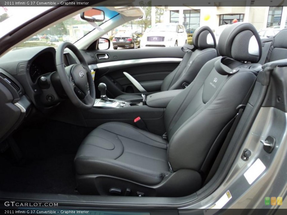 Graphite Interior Photo for the 2011 Infiniti G 37 Convertible #46935714
