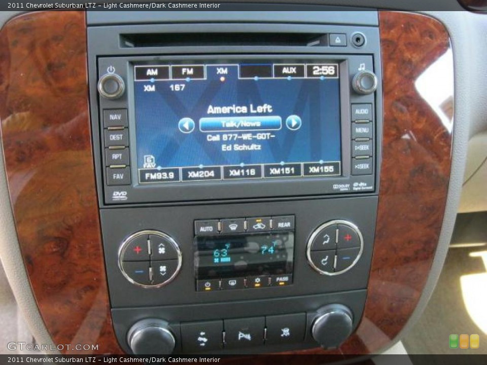 Light Cashmere/Dark Cashmere Interior Controls for the 2011 Chevrolet Suburban LTZ #46937418