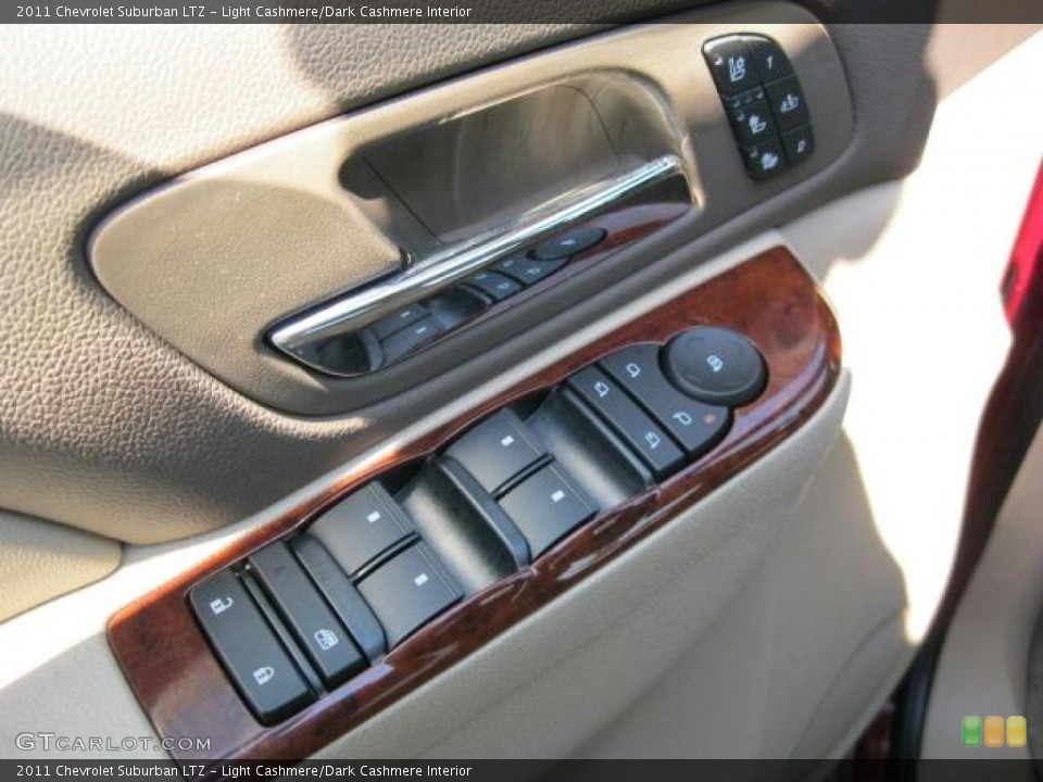 Light Cashmere/Dark Cashmere Interior Controls for the 2011 Chevrolet Suburban LTZ #46937433