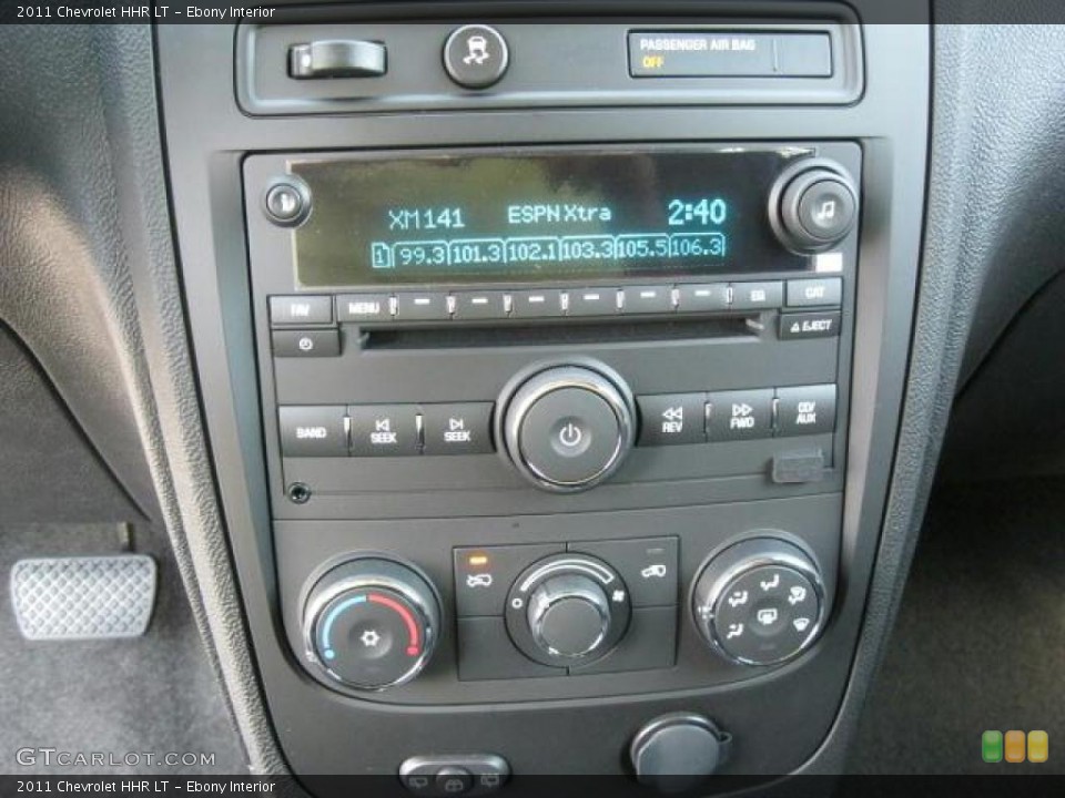 Ebony Interior Controls for the 2011 Chevrolet HHR LT #46937556