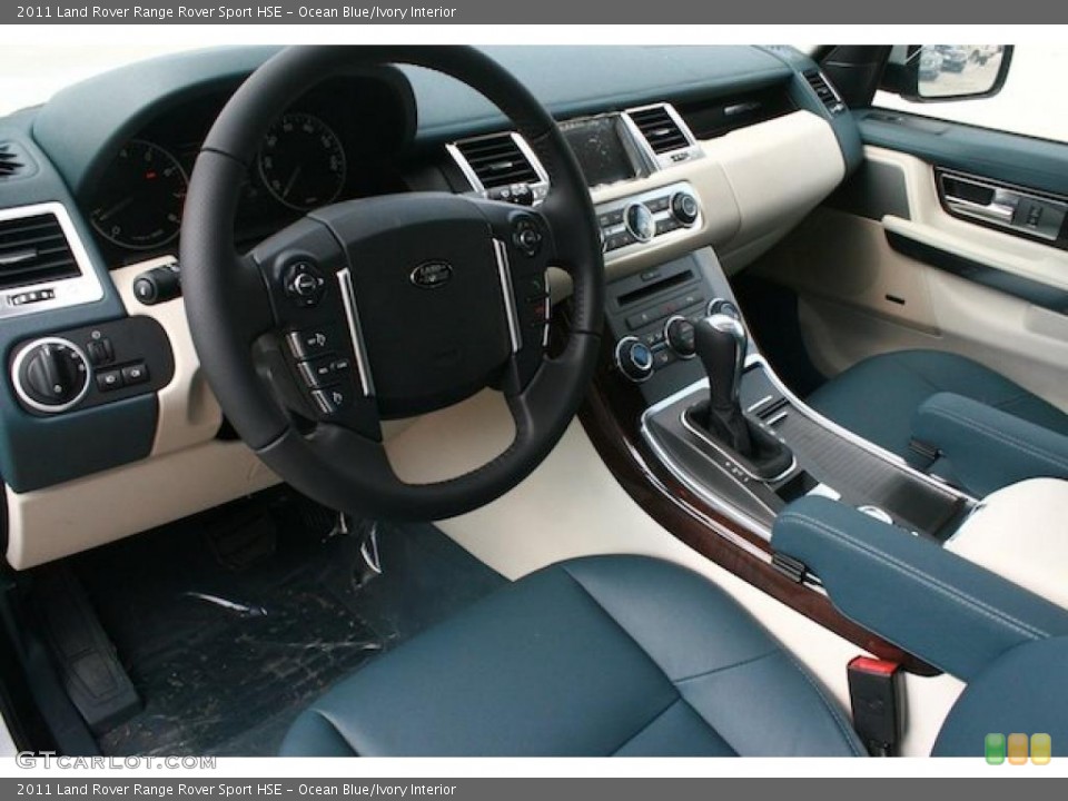 Ocean Blue/Ivory 2011 Land Rover Range Rover Sport Interiors