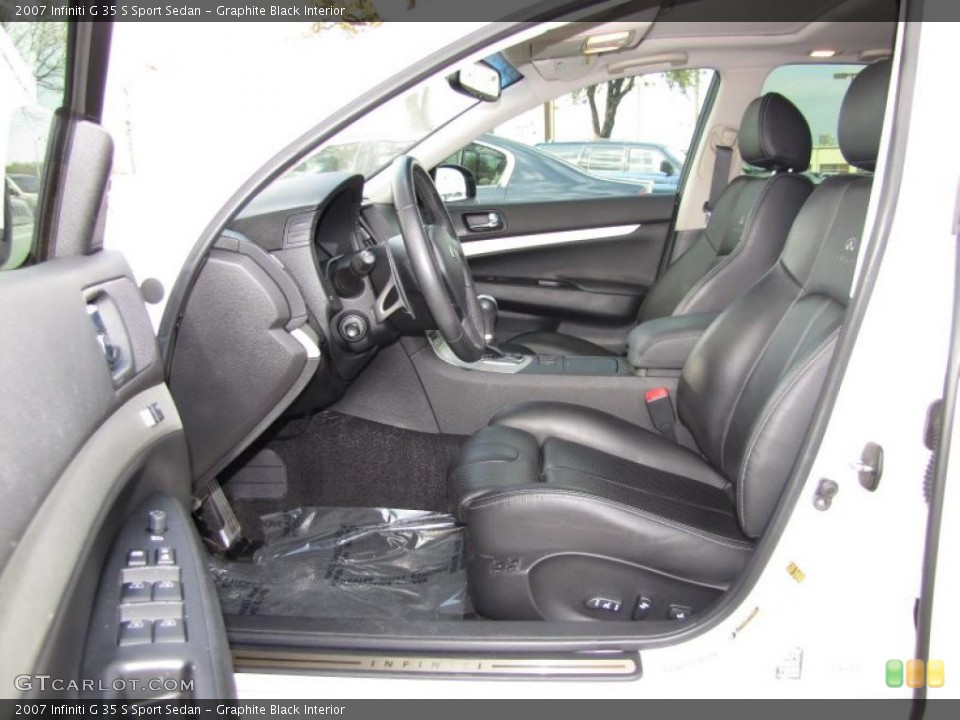 Graphite Black Interior Photo for the 2007 Infiniti G 35 S Sport Sedan #46939328