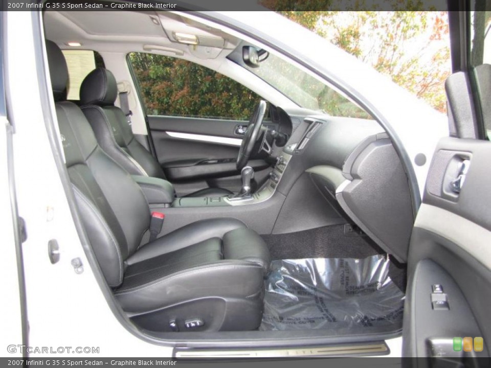 Graphite Black Interior Photo for the 2007 Infiniti G 35 S Sport Sedan #46939341