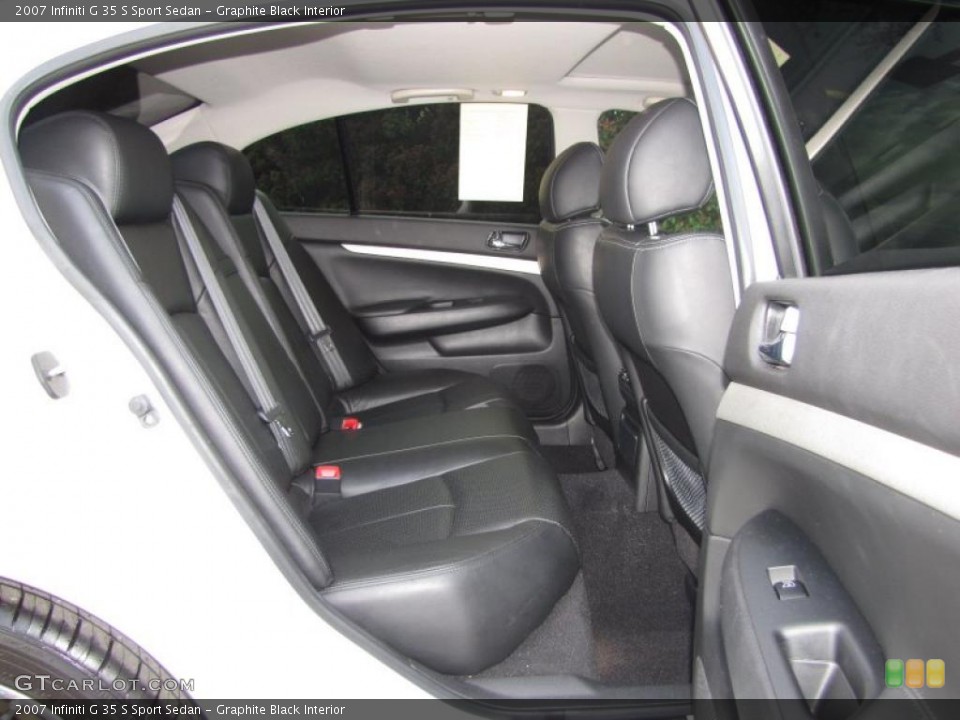 Graphite Black Interior Photo for the 2007 Infiniti G 35 S Sport Sedan #46939359