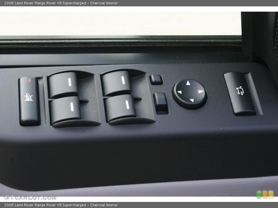Charcoal Interior Controls for the 2008 Land Rover Range Rover V8 Supercharged #46940885