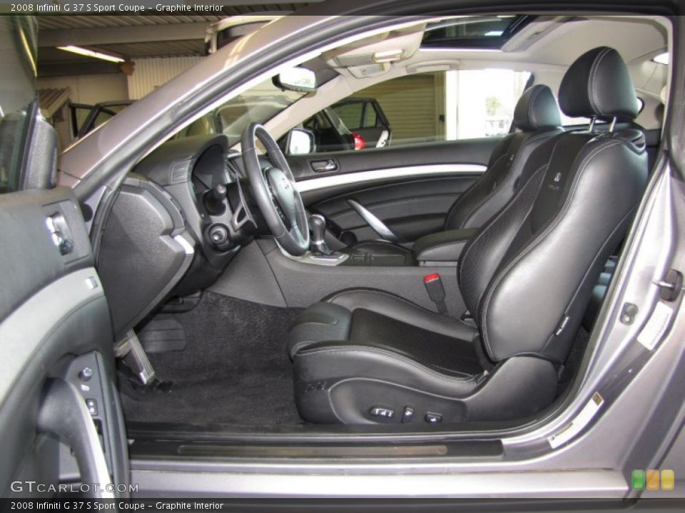 Graphite Interior Photo for the 2008 Infiniti G 37 S Sport Coupe #46941735