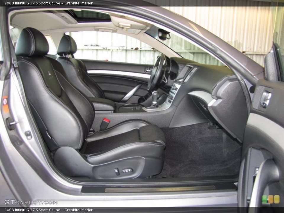 Graphite Interior Photo for the 2008 Infiniti G 37 S Sport Coupe #46941750