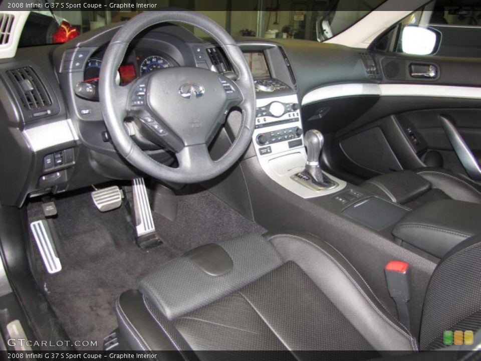 Graphite Interior Photo for the 2008 Infiniti G 37 S Sport Coupe #46941810