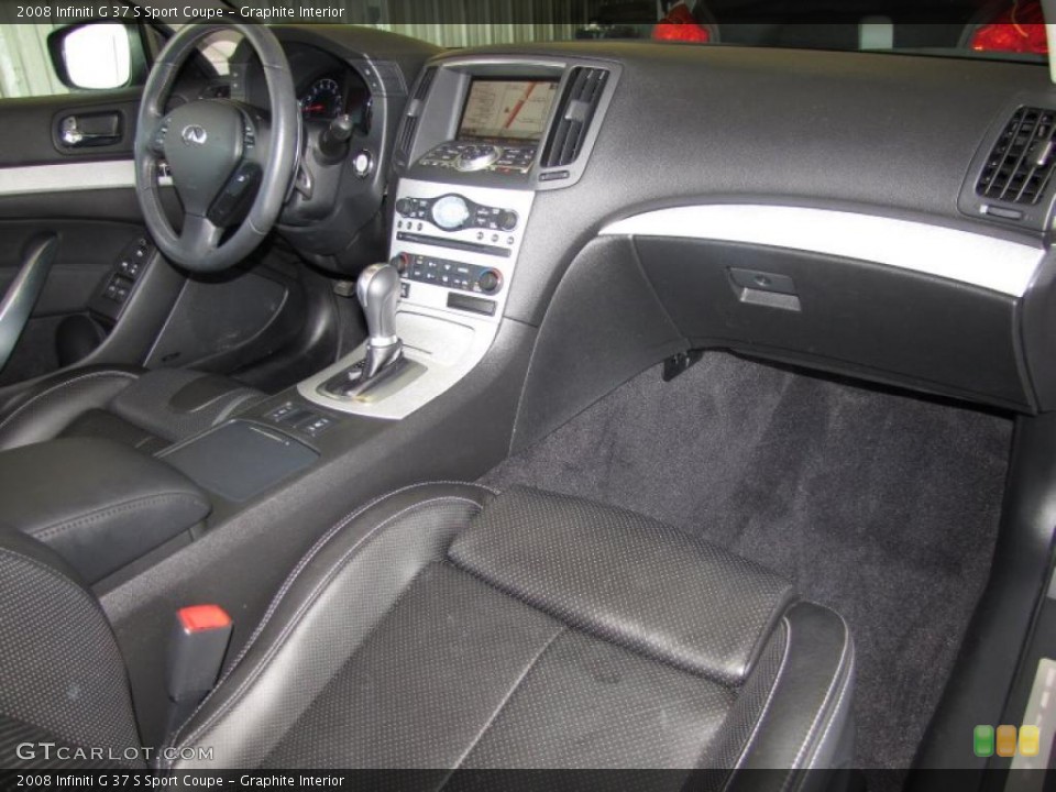 Graphite Interior Dashboard for the 2008 Infiniti G 37 S Sport Coupe #46941840