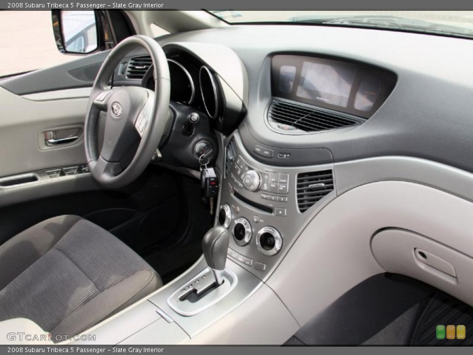 Slate Gray Interior Dashboard for the 2008 Subaru Tribeca 5 Passenger #46941882